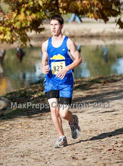 Thumbnail 3 in CIF State Cross Country Championships (Boys Division V) photogallery.
