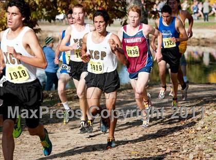 Thumbnail 2 in CIF State Cross Country Championships (Boys Division V) photogallery.