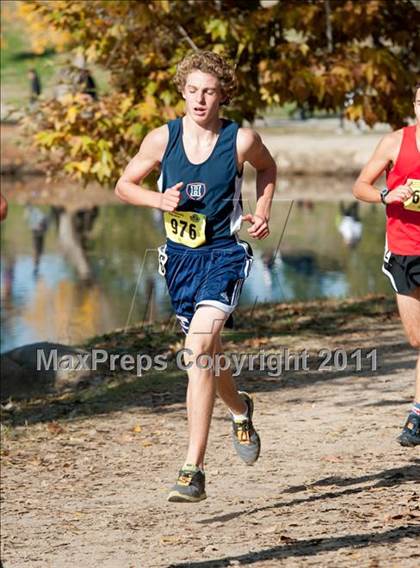 Thumbnail 1 in CIF State Cross Country Championships (Boys Division V) photogallery.