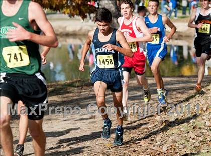 Thumbnail 1 in CIF State Cross Country Championships (Boys Division V) photogallery.