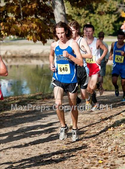 Thumbnail 2 in CIF State Cross Country Championships (Boys Division V) photogallery.