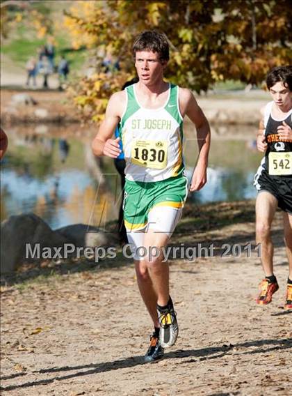 Thumbnail 3 in CIF State Cross Country Championships (Boys Division V) photogallery.