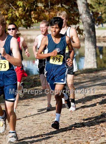 Thumbnail 1 in CIF State Cross Country Championships (Boys Division V) photogallery.