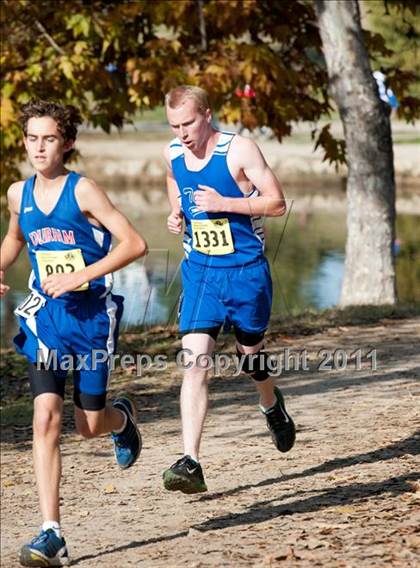 Thumbnail 2 in CIF State Cross Country Championships (Boys Division V) photogallery.