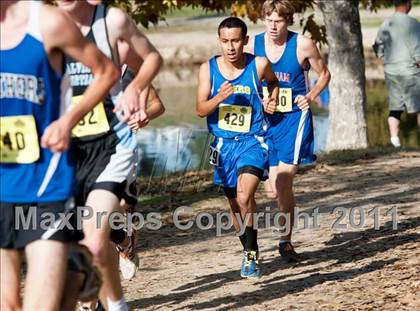 Thumbnail 3 in CIF State Cross Country Championships (Boys Division V) photogallery.
