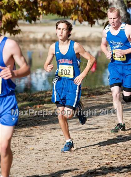 Thumbnail 1 in CIF State Cross Country Championships (Boys Division V) photogallery.