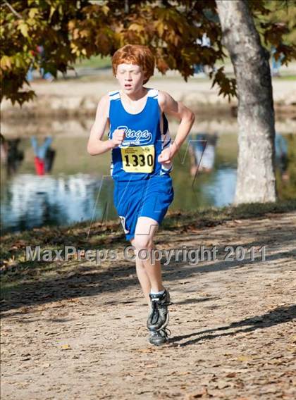 Thumbnail 1 in CIF State Cross Country Championships (Boys Division V) photogallery.