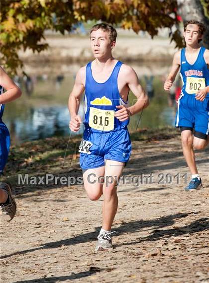 Thumbnail 3 in CIF State Cross Country Championships (Boys Division V) photogallery.