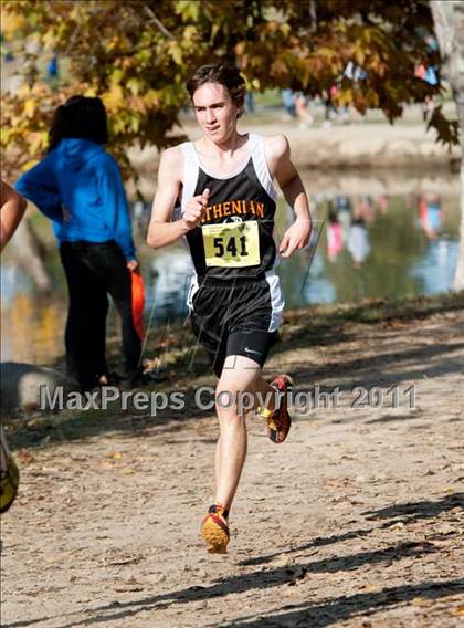 Thumbnail 3 in CIF State Cross Country Championships (Boys Division V) photogallery.