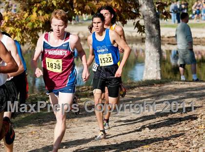 Thumbnail 1 in CIF State Cross Country Championships (Boys Division V) photogallery.
