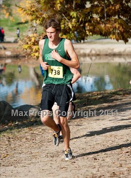 Thumbnail 1 in CIF State Cross Country Championships (Boys Division V) photogallery.