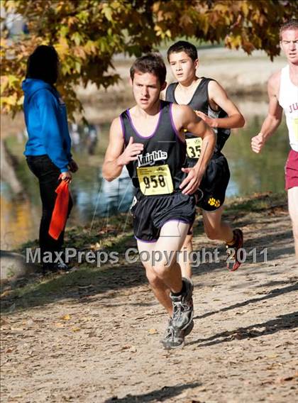 Thumbnail 1 in CIF State Cross Country Championships (Boys Division V) photogallery.