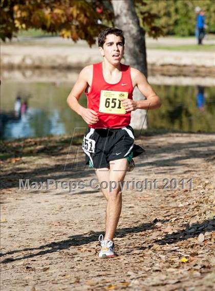 Thumbnail 3 in CIF State Cross Country Championships (Boys Division V) photogallery.