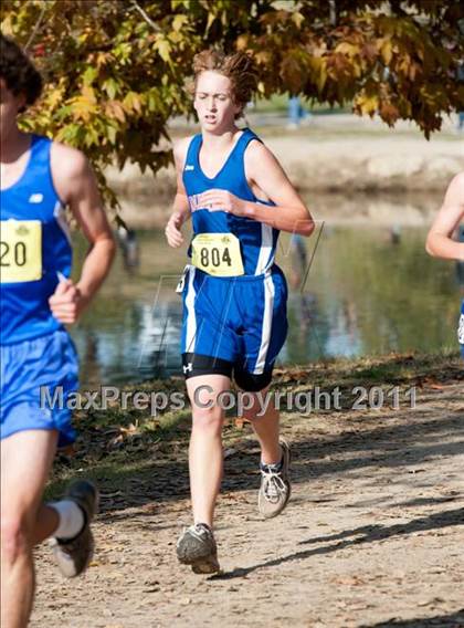 Thumbnail 2 in CIF State Cross Country Championships (Boys Division V) photogallery.