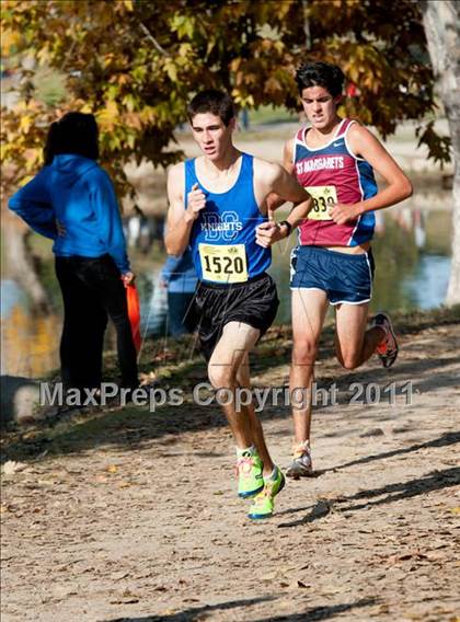 Thumbnail 2 in CIF State Cross Country Championships (Boys Division V) photogallery.