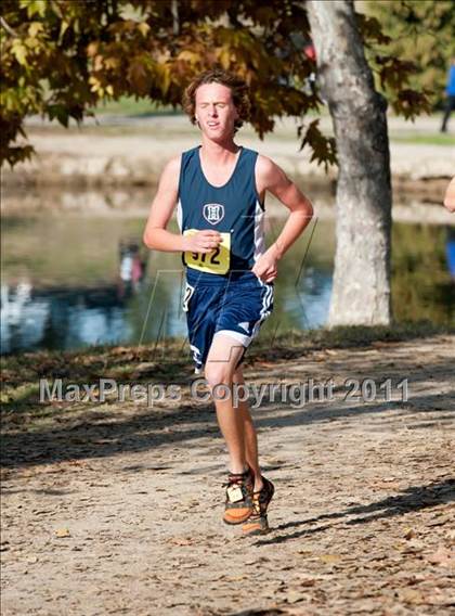 Thumbnail 2 in CIF State Cross Country Championships (Boys Division V) photogallery.