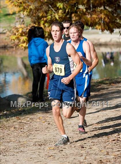 Thumbnail 2 in CIF State Cross Country Championships (Boys Division V) photogallery.