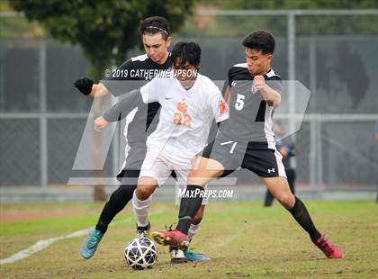 Thumbnail 3 in Poly vs Patriot (Norte Vista Varsity Tournament) photogallery.