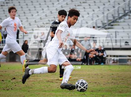 Thumbnail 3 in Poly vs Patriot (Norte Vista Varsity Tournament) photogallery.