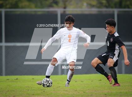 Thumbnail 3 in Poly vs Patriot (Norte Vista Varsity Tournament) photogallery.