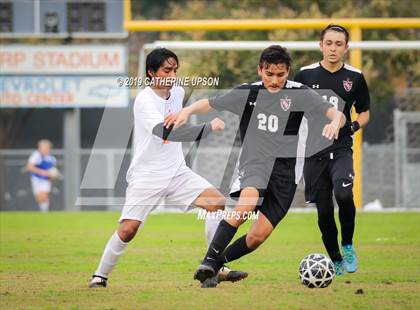 Thumbnail 2 in Poly vs Patriot (Norte Vista Varsity Tournament) photogallery.