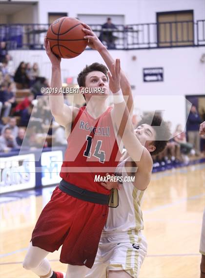 Thumbnail 3 in Roncalli vs. Decatur Central (IHSAA 4A 2nd Round Playoff) photogallery.