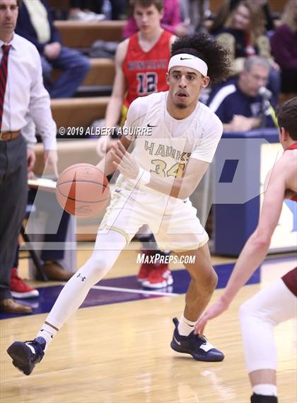 Thumbnail 3 in Roncalli vs. Decatur Central (IHSAA 4A 2nd Round Playoff) photogallery.