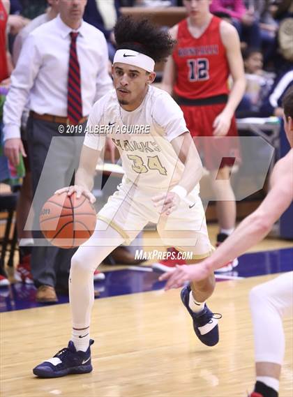 Thumbnail 1 in Roncalli vs. Decatur Central (IHSAA 4A 2nd Round Playoff) photogallery.