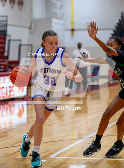 Thumbnail 1 in Robinson vs. St. Stephen's & St. Agnes (Cougar Holiday Classic) photogallery.