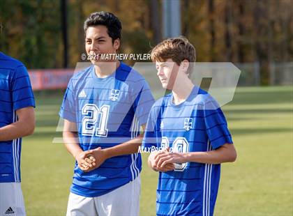 Thumbnail 3 in Christ the King vs. Voyager  (NCHSAA 1A Final Awards) photogallery.
