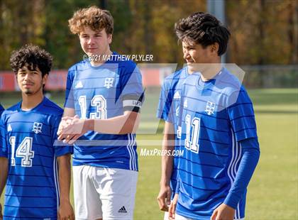 Thumbnail 2 in Christ the King vs. Voyager  (NCHSAA 1A Final Awards) photogallery.