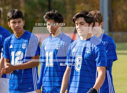 Thumbnail 1 in Christ the King vs. Voyager  (NCHSAA 1A Final Awards) photogallery.