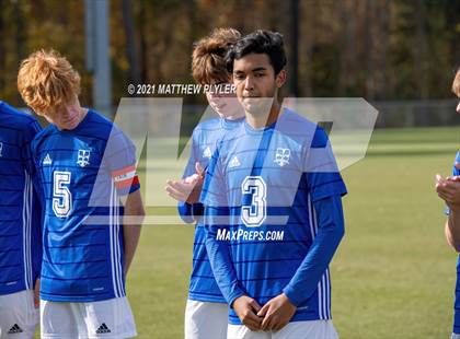 Thumbnail 3 in Christ the King vs. Voyager  (NCHSAA 1A Final Awards) photogallery.