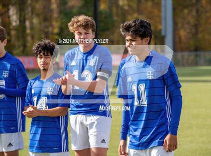 Thumbnail 1 in Christ the King vs. Voyager  (NCHSAA 1A Final Awards) photogallery.