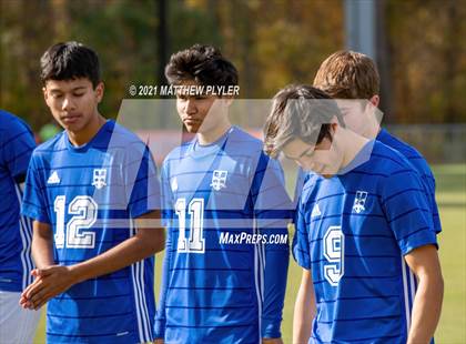 Thumbnail 2 in Christ the King vs. Voyager  (NCHSAA 1A Final Awards) photogallery.