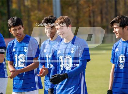 Thumbnail 3 in Christ the King vs. Voyager  (NCHSAA 1A Final Awards) photogallery.