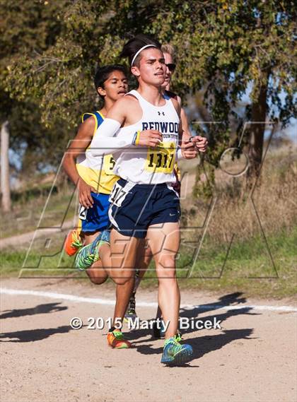 Thumbnail 2 in CIF State Cross Country Championships (D2 Boys Race) photogallery.