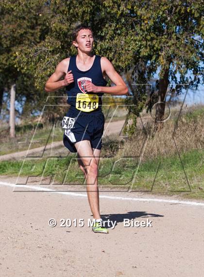 Thumbnail 2 in CIF State Cross Country Championships (D2 Boys Race) photogallery.