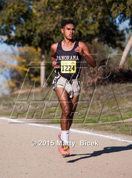 Thumbnail 3 in CIF State Cross Country Championships (D2 Boys Race) photogallery.