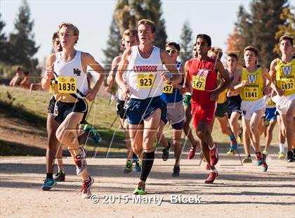 Thumbnail 1 in CIF State Cross Country Championships (D2 Boys Race) photogallery.