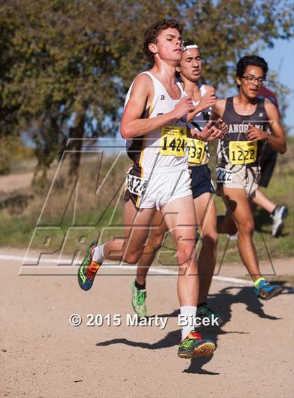 Thumbnail 2 in CIF State Cross Country Championships (D2 Boys Race) photogallery.