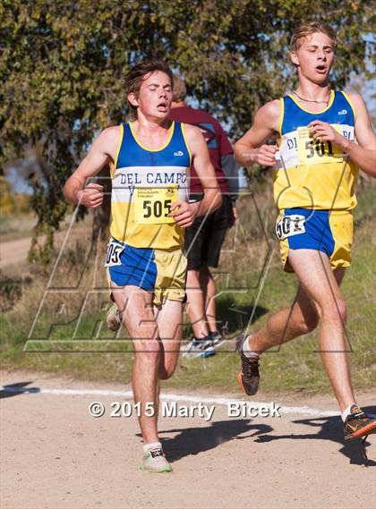 Thumbnail 1 in CIF State Cross Country Championships (D2 Boys Race) photogallery.