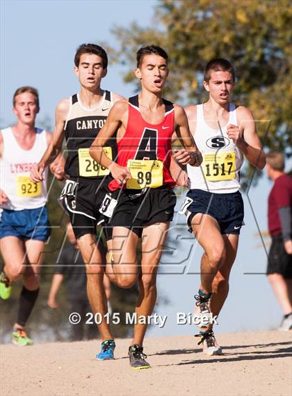 Thumbnail 3 in CIF State Cross Country Championships (D2 Boys Race) photogallery.