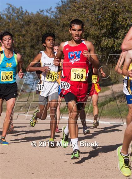 Thumbnail 1 in CIF State Cross Country Championships (D2 Boys Race) photogallery.