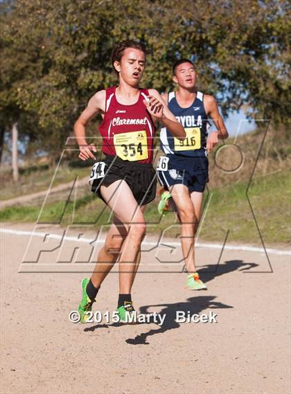 Thumbnail 1 in CIF State Cross Country Championships (D2 Boys Race) photogallery.