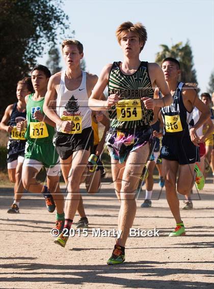 Thumbnail 2 in CIF State Cross Country Championships (D2 Boys Race) photogallery.