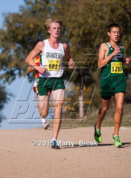 Thumbnail 1 in CIF State Cross Country Championships (D2 Boys Race) photogallery.