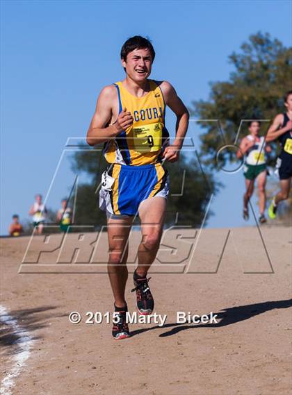 Thumbnail 3 in CIF State Cross Country Championships (D2 Boys Race) photogallery.