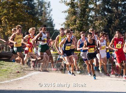 Thumbnail 2 in CIF State Cross Country Championships (D2 Boys Race) photogallery.