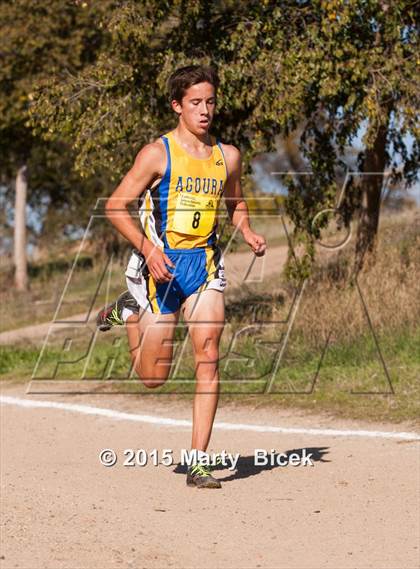 Thumbnail 1 in CIF State Cross Country Championships (D2 Boys Race) photogallery.